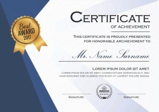 Certificates