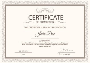 Certificates
